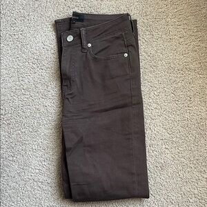 Quince Women’s Slim Straight Jeans — Dark Brown